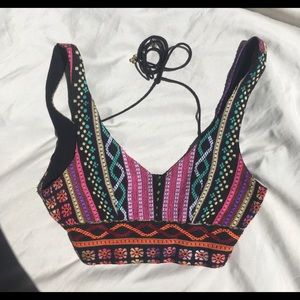 Boho Festival Embroidered Top